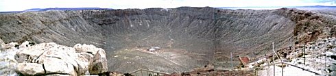 Meteor Crater near Flagstaff, Arizona