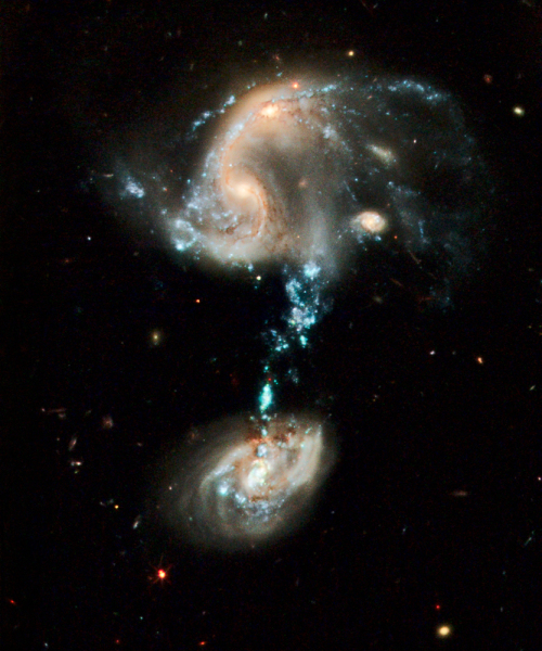 Arp 219, Hubble Space Telescope