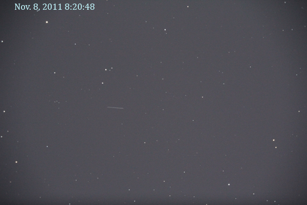 2005YU55 at 8:20 pm on Nov 8, 2011