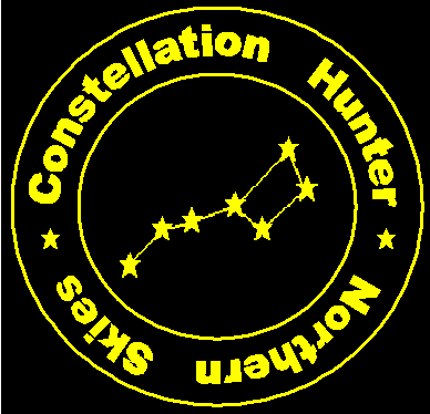 Constellation Hunter Northern Skies Pin