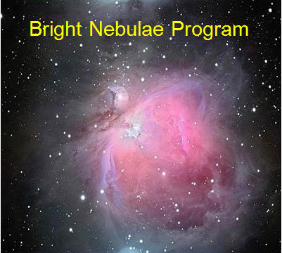 Bright Nebulla Observing Program Pin