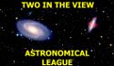 Two in the View Observing Program Logo