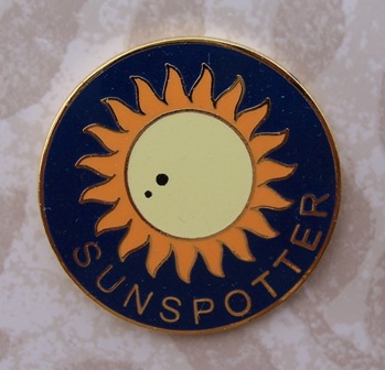 Sunspotters Program Pin