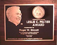 The Peltier Award
