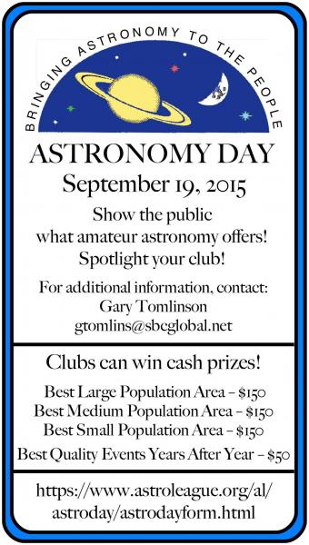 Astronomy Day Sept 19th